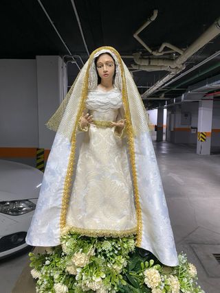 Mini paso Semana Santa con Virgen