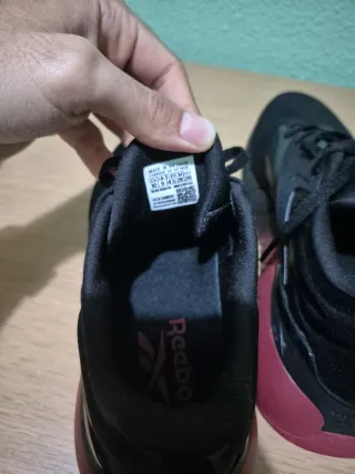 Reebok Nano Zapatillas Deportivas Negras Rojas.