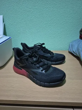 Reebok Nano Zapatillas Deportivas Negras Rojas.