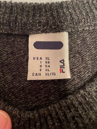 Jersey de Punto para Hombre FILA - Gris marengo