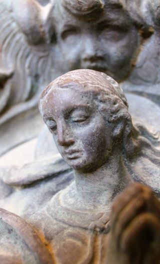 Relieve Inmaculada Concepción Bronce