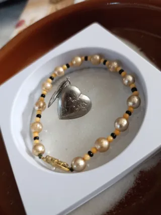 Relicario estilo vintage+REGALO pulsera