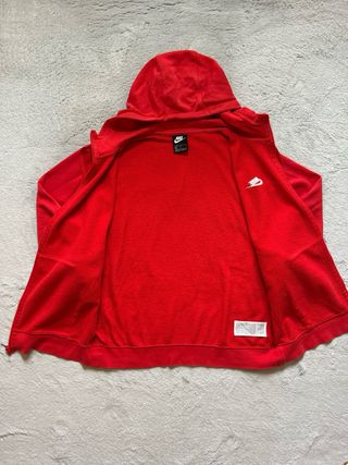 Sudadera Nike Roja con Cremallera