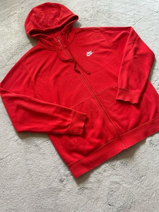 Sudadera Nike Roja con Cremallera