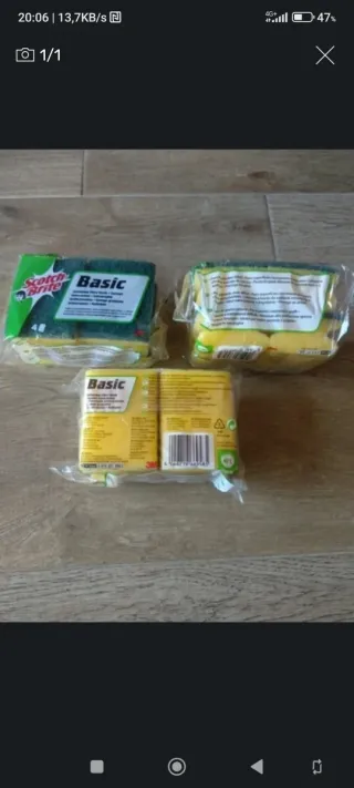 4 Estropajos Scotch-Brite Basic Nuevos estrenar