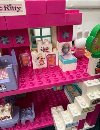 Casa Hello Kitty Bloques Construcción