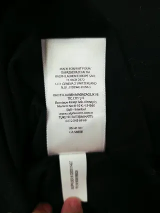 Polo Ralph Lauren Negro