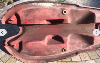 Serbatoio Norton Commando Fastback Rosso