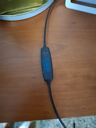 Aro de luz LED con trípode