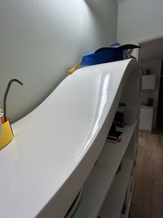 Librería blanca lacada