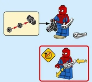 Lego Spiderman y Venom