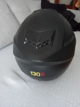Casco Moto 130R Negro ,talla L