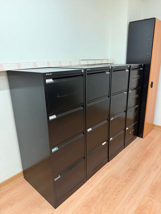 Archivadores Metálicos Bisley Negros