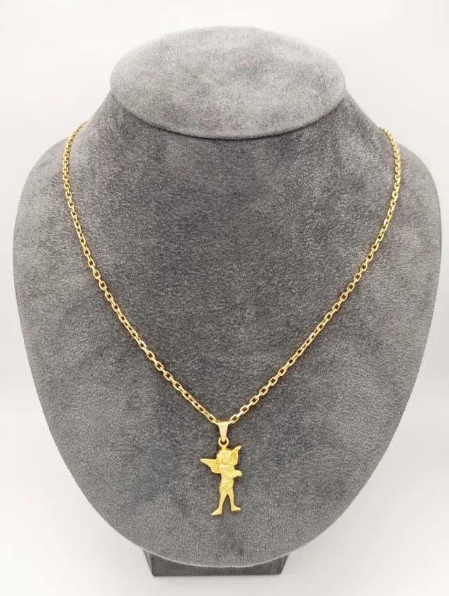 Colgante Ángel Oro Amarillo 18K