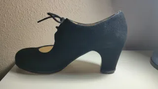 Zapatos Flamenco Begoña Cervera Talla 35 Negros