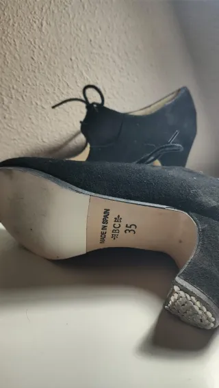 Zapatos Flamenco Begoña Cervera Talla 35 Negros