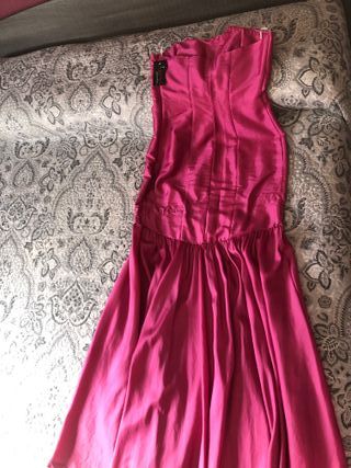 Vestido de fiesta rosa talla M