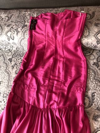 Vestido de fiesta rosa talla M