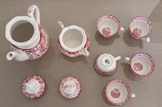 La Cartuja Rosa 202 Vajilla completa