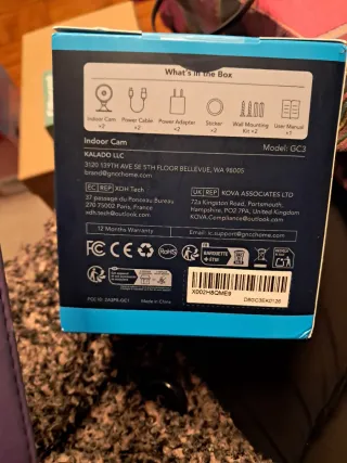 Kit 2 Telecamere WiFi GNCC Interno