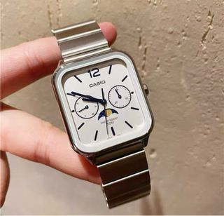 Reloj Casio Analógico Plateado