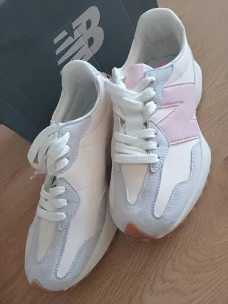 New Balance 327 Gris Rosa