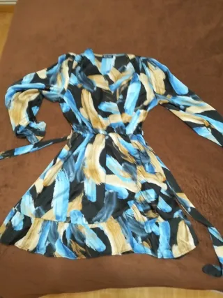 Vestido PAPILLONNE estampado, talla M