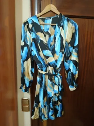 Vestido PAPILLONNE estampado, talla M