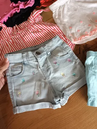Set shorts bambina