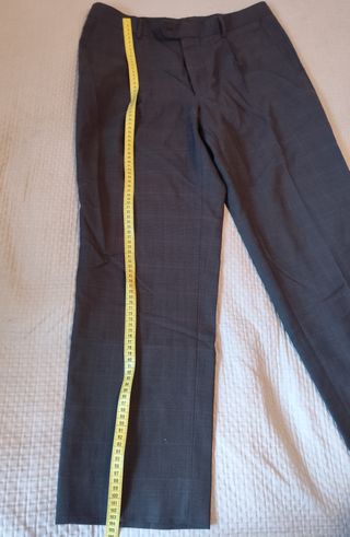 Pantalón de vestir gris hombre