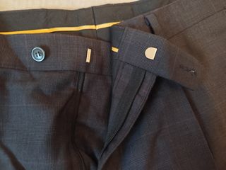 Pantalón de vestir gris hombre