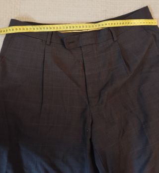 Pantalón de vestir gris hombre