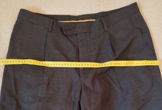 Pantalón de vestir gris hombre