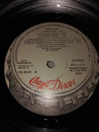 Vinilo Asfalto