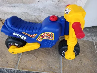 Moto Molto Cross Azul y Amarilla