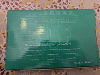 Scheda Audio Esterna Live Sound Card