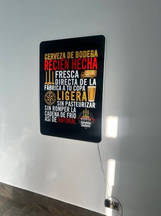 Cartel Luminoso Estrella Galicia