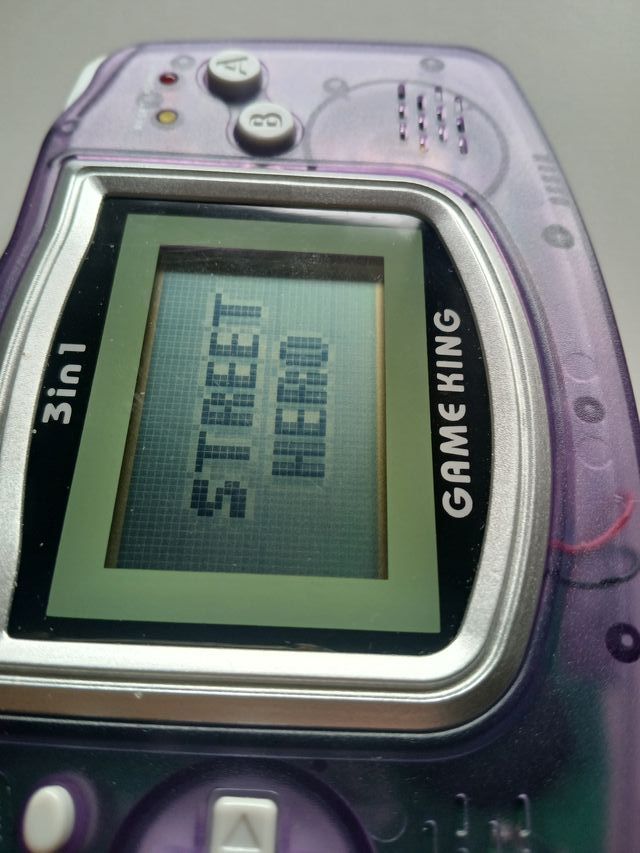 Juego Street Hero para Game King / Timetop