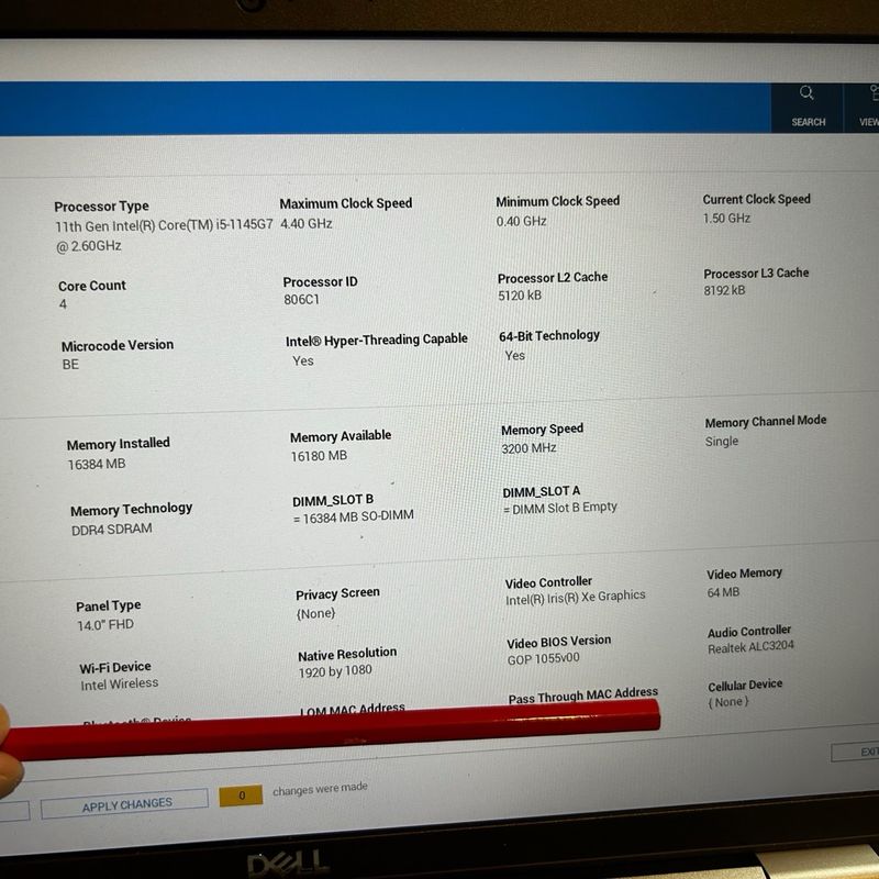 Portátil Dell Latitude 5420 SIN USO 256GB SSD afbeelding 6