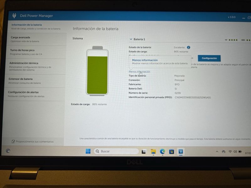 Portátil Dell Latitude 5420 SIN USO 256GB SSD afbeelding 9