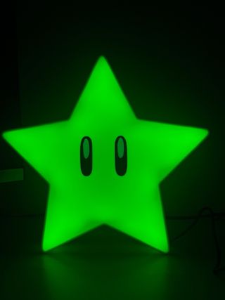 Lámpara multicolor USB Estrella Super Mario