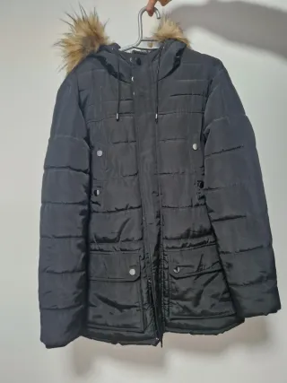 Chaquetón / Parka Negra LFTMAN – Talla L