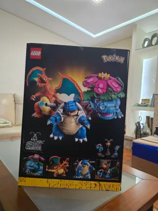 LEGO 72153 Pokémon Venusaur, Charizard e Blastoise
