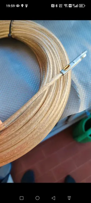 Cavo in acciaio dorato 32 metri