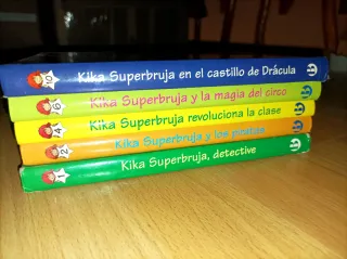 5 libros de Kika Superbruja.
