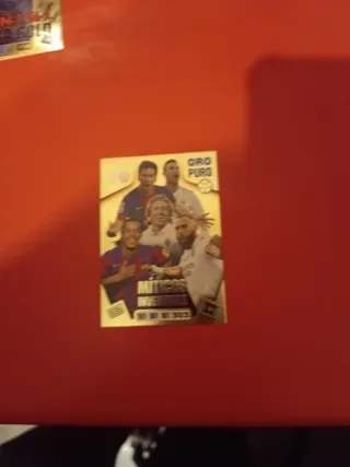 Cromo Fútbol Oro Puro