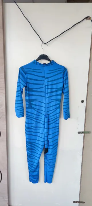 Disfraz azul estampado tigre infantil