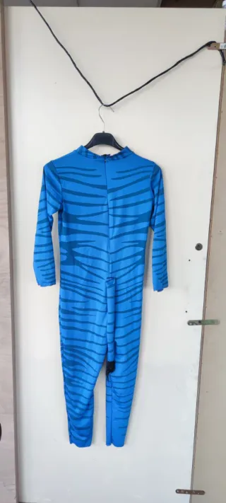 Disfraz azul estampado tigre infantil