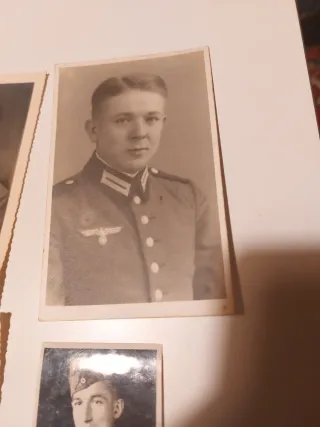 Lote 6 fotos soldados alemanes guerra