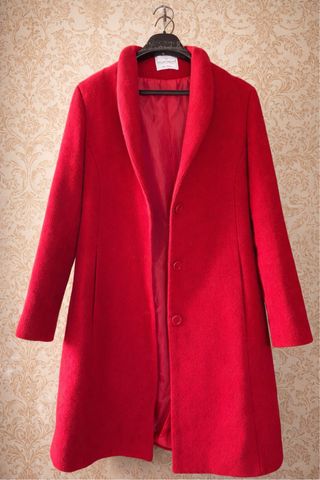 Cappotto Lana Rinascimento Rosso - Taglia L